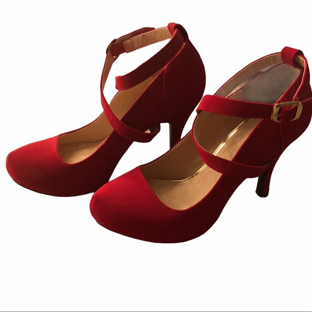 QUPID RED HEELS